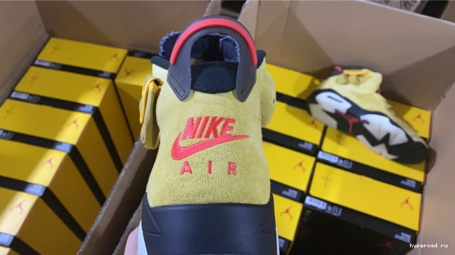 SCOTT TRAVIS AIR CN1084-300 X YELLOW 6 JORDAN 0728